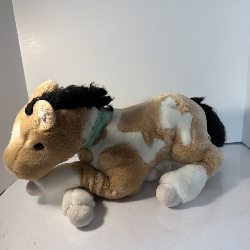 2016 Breyer Tan White Plush Stuffed Butterscotch Pinto Cartwright 20" Horse Pony